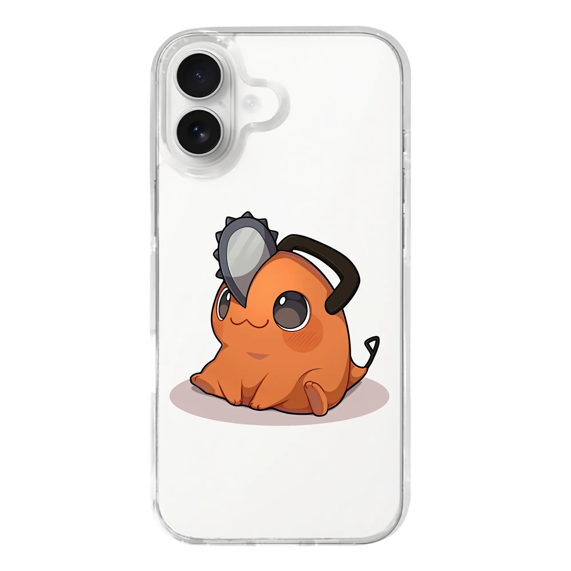 チェンソーマン グッズ,ポチタ - iPhone 17シリーズ 透明スマホケース – 薄型・耐衝撃・精密フィット保護カバー